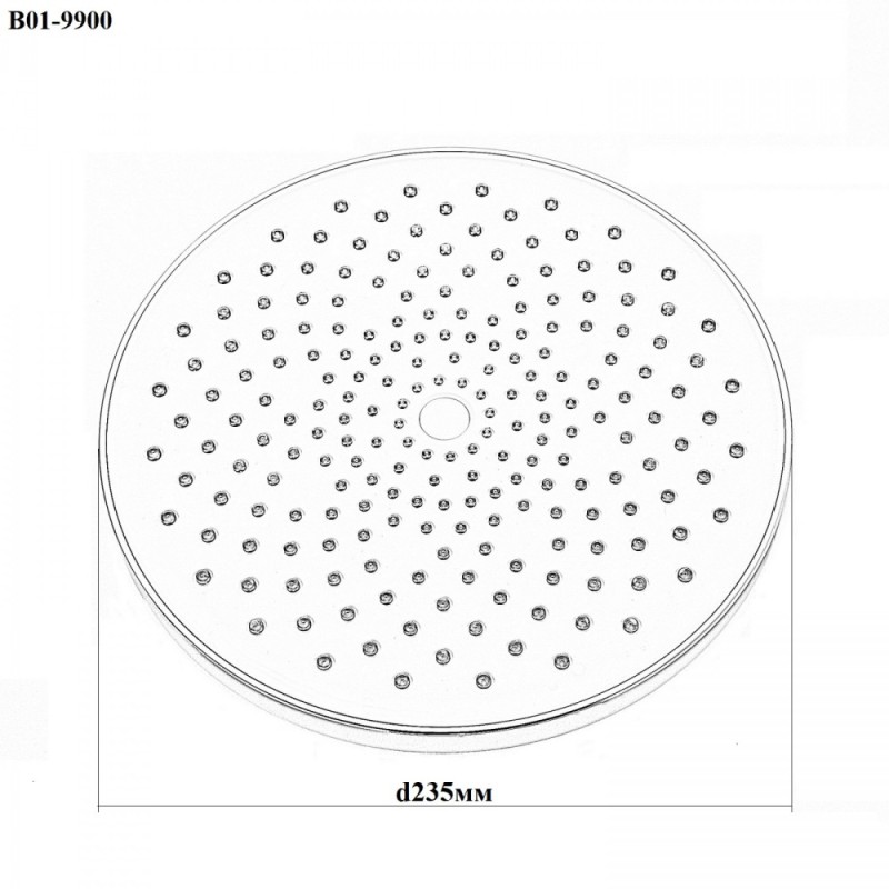 BOND Круг B01-9900 Верхний душ d235мм