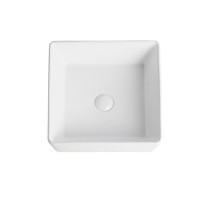 Раковина накладная Orange, без перелива, белый, B02-385W