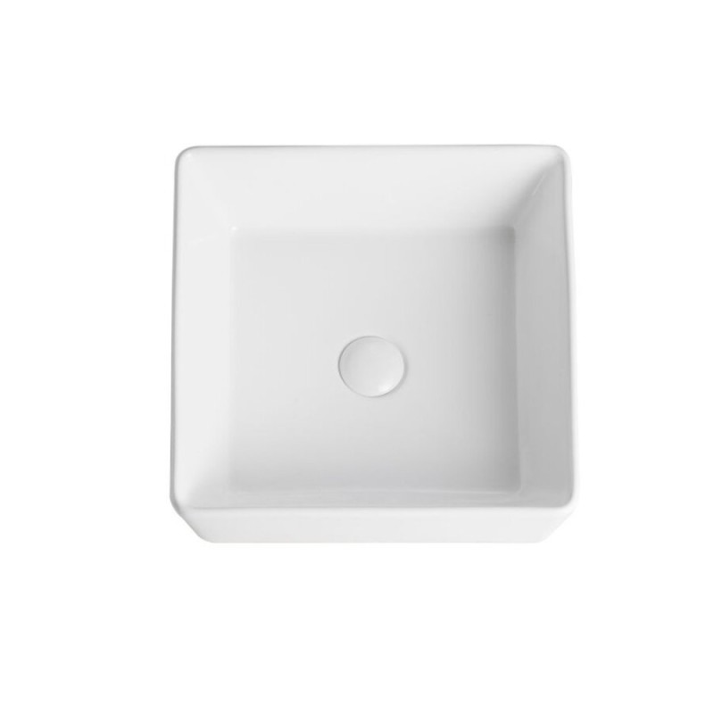 Раковина накладная Orange, без перелива, белый, B02-385W