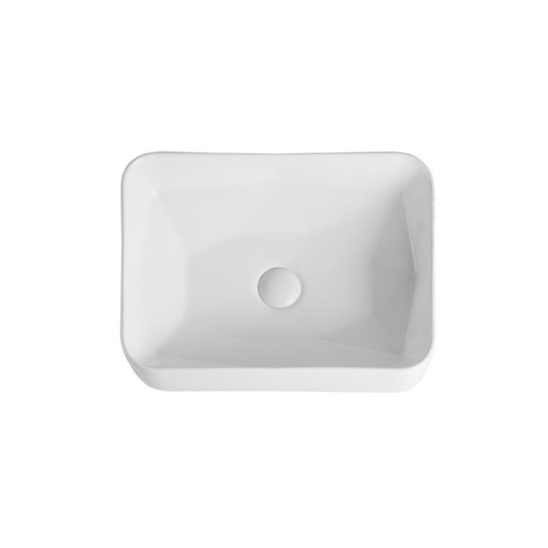 Раковина накладная Orange, без перелива, белый, B02-460W