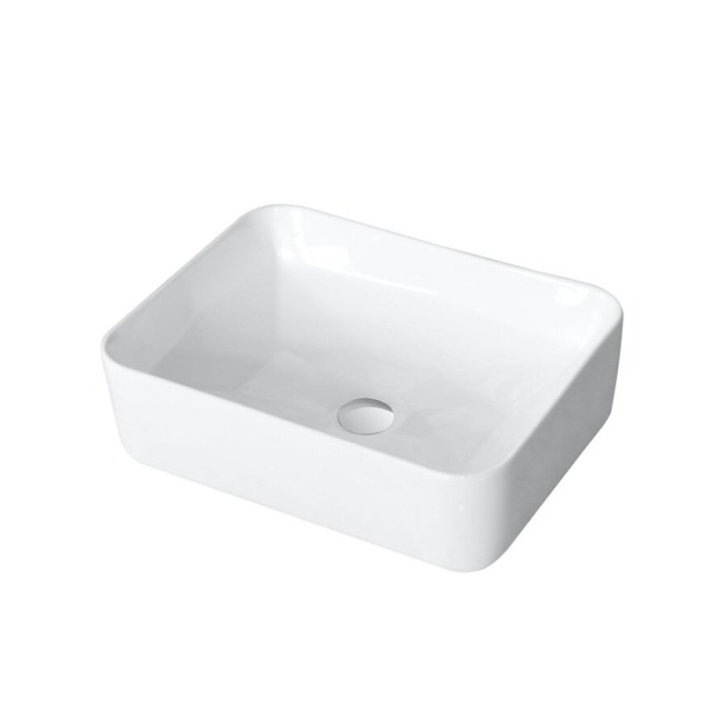 Раковина накладная Orange, без перелива, белый, B02-460W