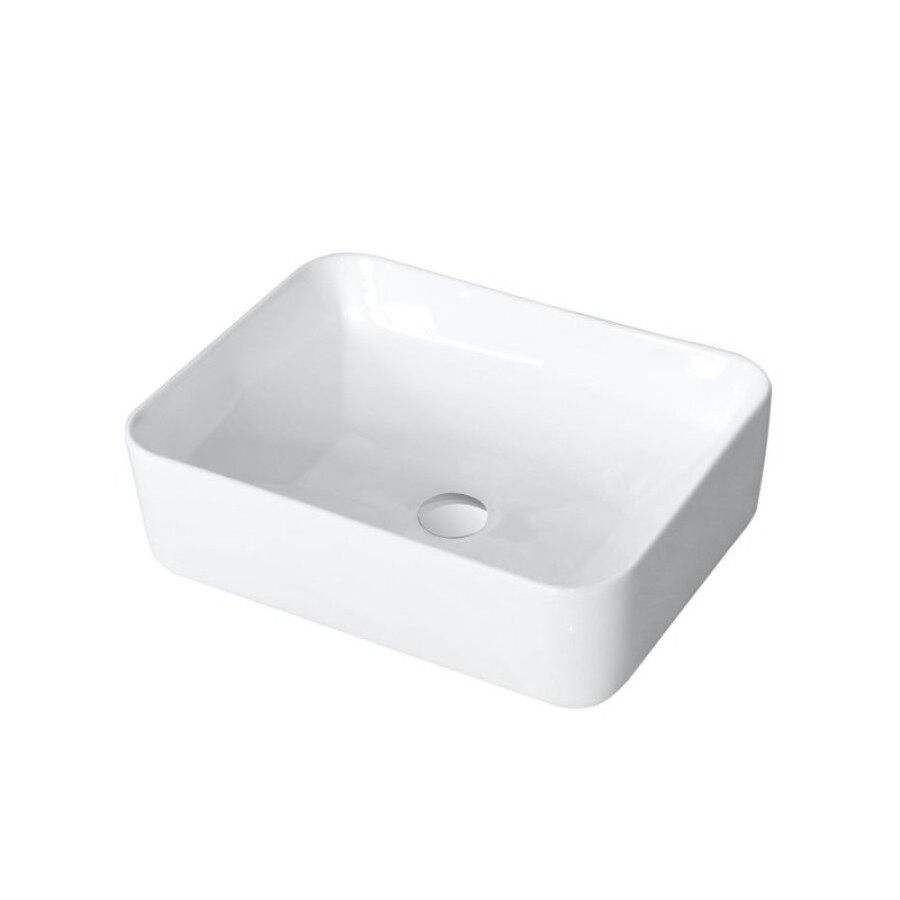 Раковина накладная Orange, без перелива, белый, B02-460W