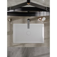 Раковина Orange, B02-600W, 60 см, фарфор, цвет белый