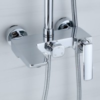 BOND B02-9400 Душевая система с тропическим душем и смесителем с изливом