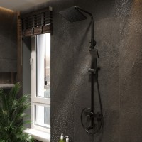 BOND B02-9788 Ручной душ черного цвета 100мм