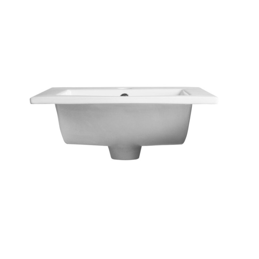 Раковина встраиваемая Orange, с переливом, белый, B03-410W