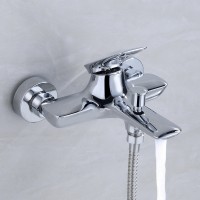 BOND Куб B03-5200 Душевой комплект 2х1 хромированный