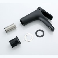 BOND Куб B03-5388 Душевой комплект 3х1 черный матовый