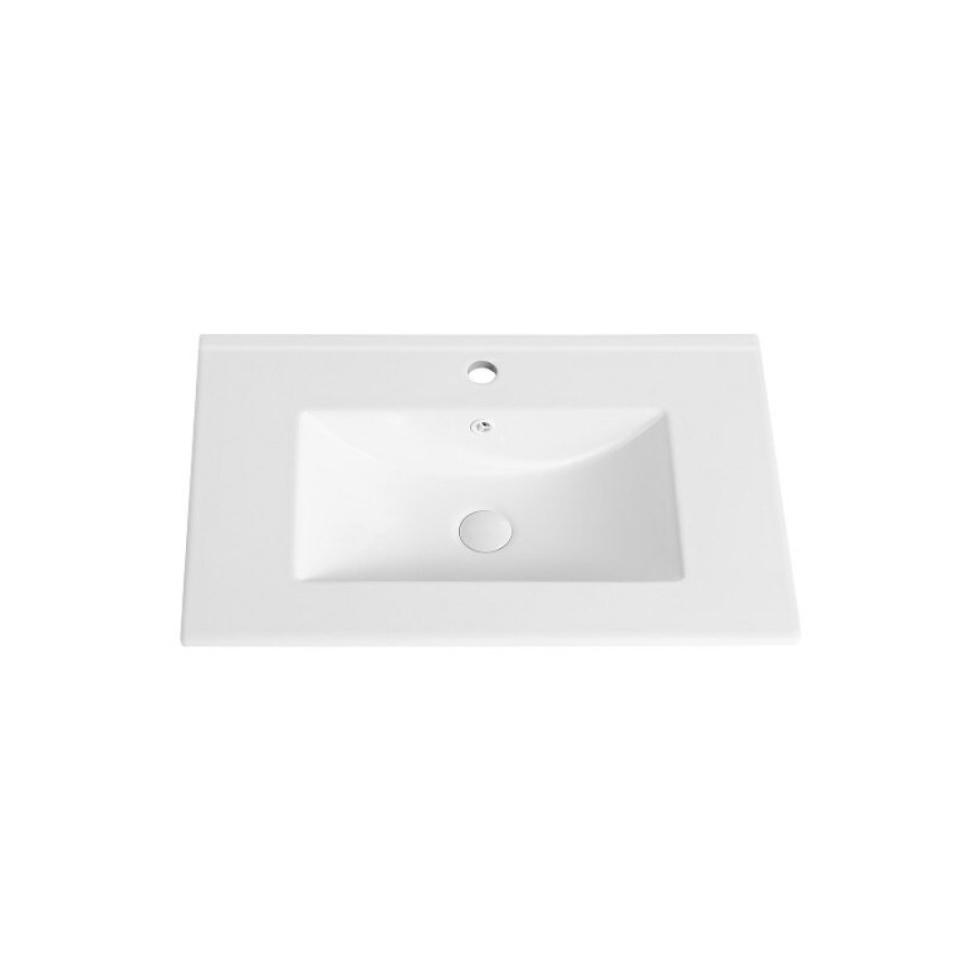 Раковина Orange B03-700W, 71 см, фарфор, белая