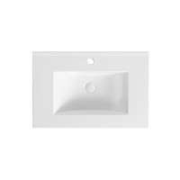 Раковина Orange B03-700W, 71 см, фарфор, белая