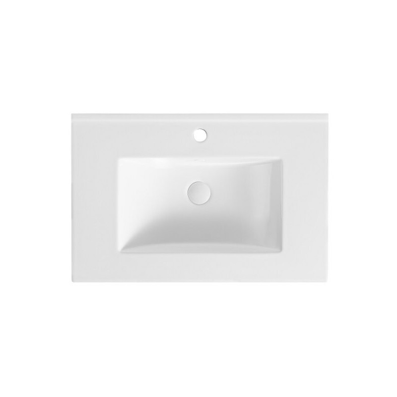 Раковина Orange B03-700W, 71 см, фарфор, белая