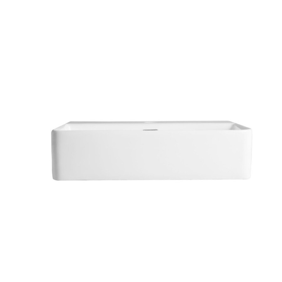Накладная раковина Orange B04-500W, с переливом, белый