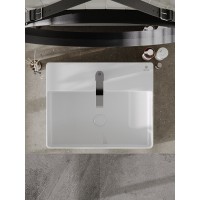 Накладная раковина Orange B04-500W, с переливом, белый