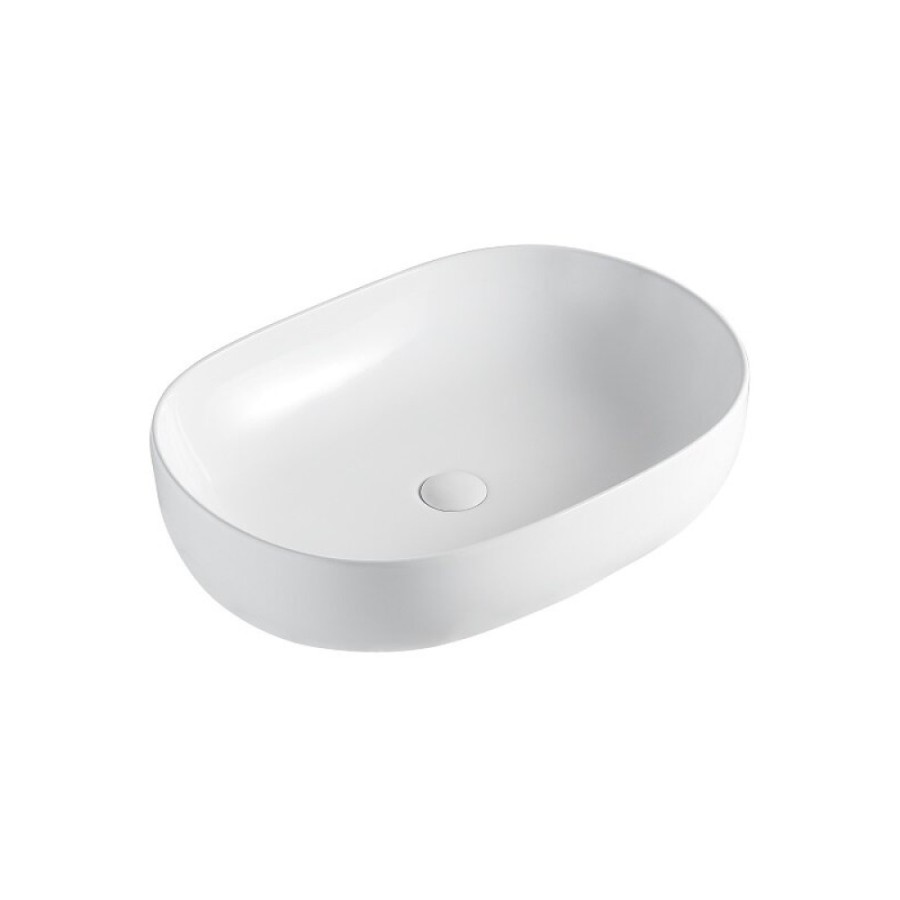 Раковина Orange, B04-600W, 60 см, фарфор, цвет белый