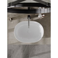 Раковина Orange, B05-480W, 48 см, фарфор, цвет белый