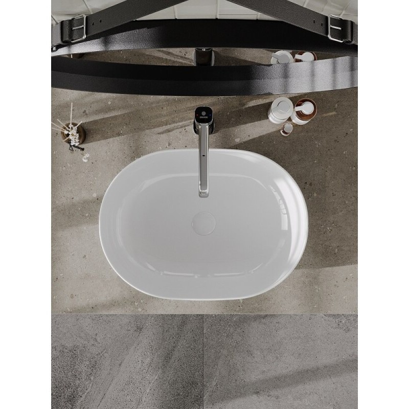 Раковина Orange, B05-480W, 48 см, фарфор, цвет белый