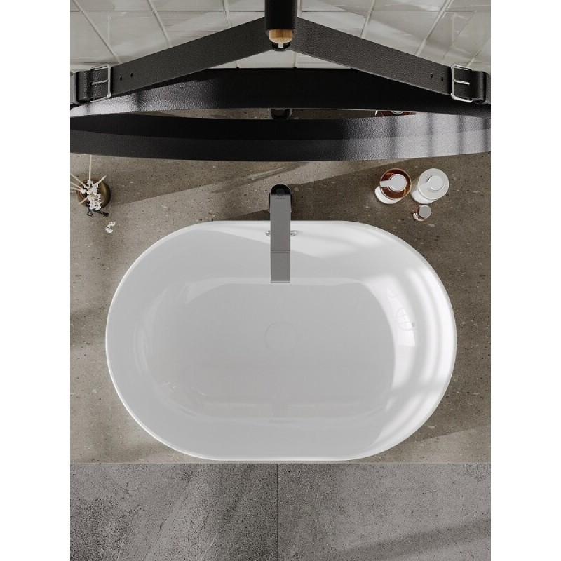 Раковина Orange, B05-600W, 60 см, фарфор, цвет белый