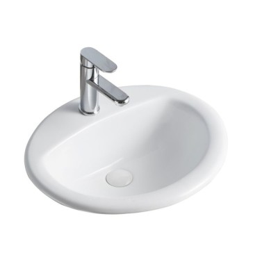 Раковина встраиваемая Orange, с переливом, белый, B06-520W