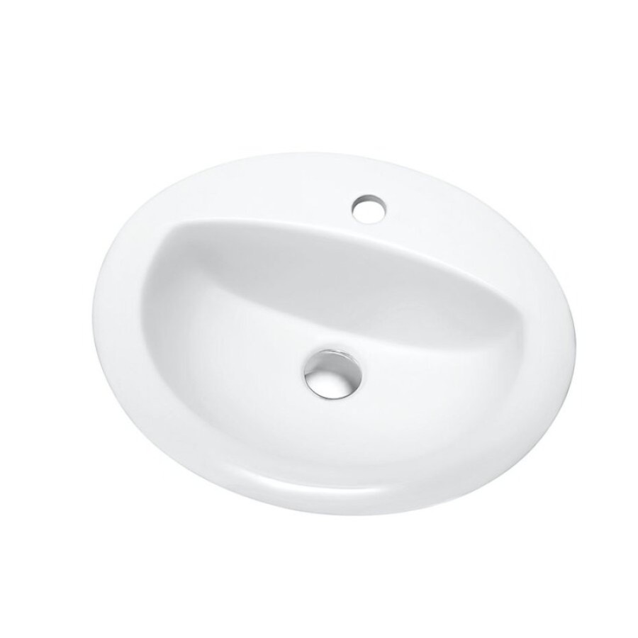 Раковина встраиваемая Orange, с переливом, белый, B06-520W