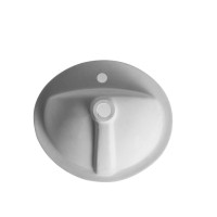 Раковина встраиваемая Orange, с переливом, белый, B06-520W