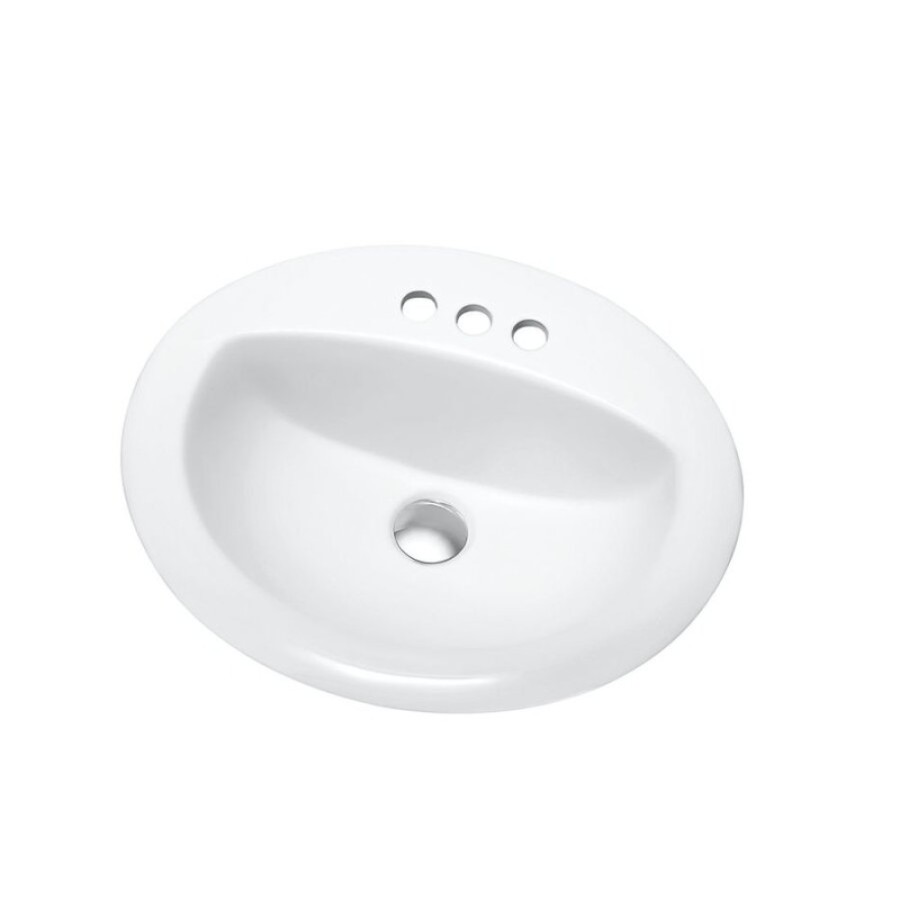 Раковина встраиваемая Orange, с переливом, белый, B06-520W3