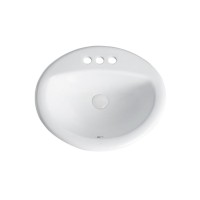 Раковина встраиваемая Orange, с переливом, белый, B06-520W3