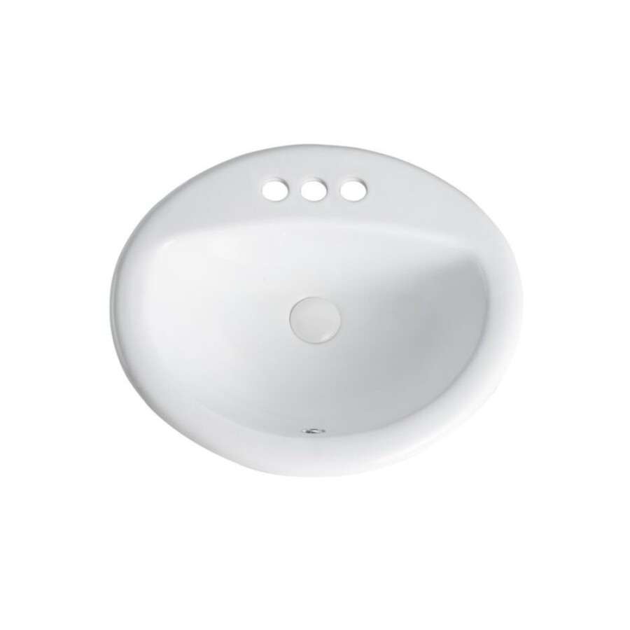Раковина встраиваемая Orange, с переливом, белый, B06-520W3