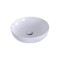 Раковина накладная Orange 42 см, фарфор, белый глянец, B07-420W