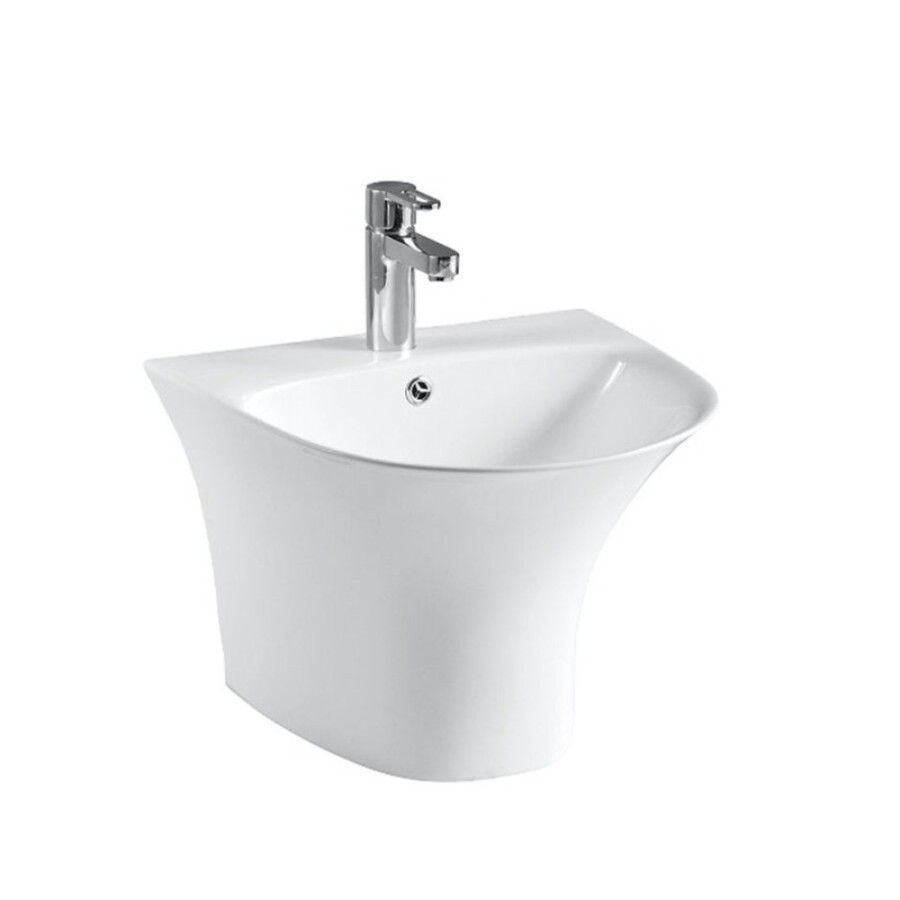 Раковина подвесная Orange, с переливом, белый, B07-475W