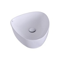Раковина накладная Orange 50 см, фарфор, белый глянец, B07-500W