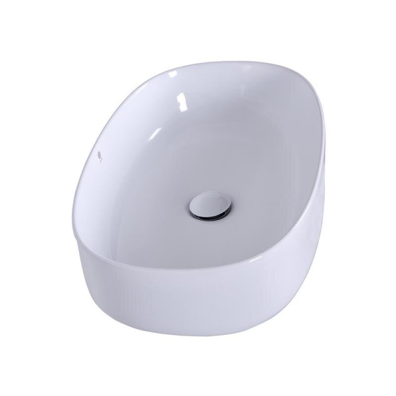 Раковина накладная Orange 54 см, фарфор, белый глянец, B07-540W