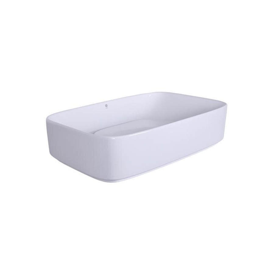 Раковина накладная Orange 60 см, фарфор, белый глянец, B07-600W