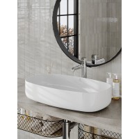 Раковина накладная Orange 67,5 см, фарфор, белый глянец, B07-675W