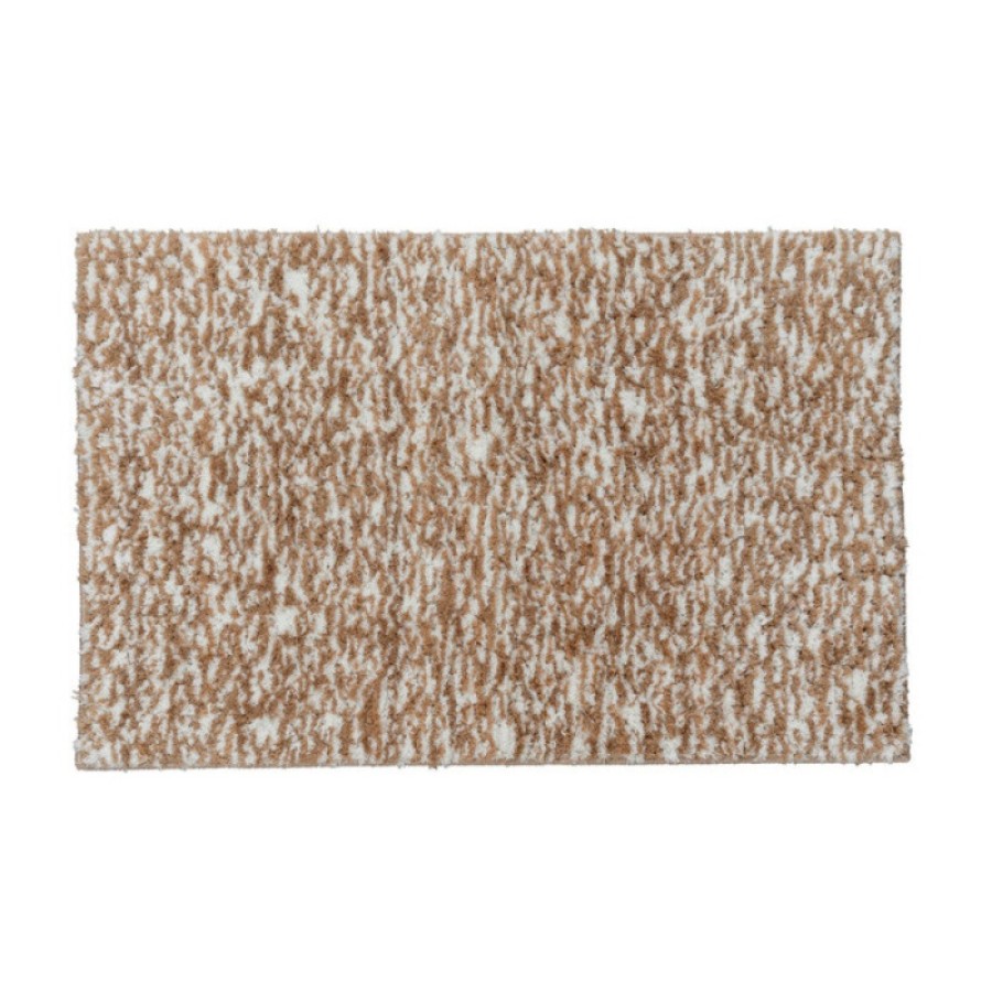 Коврик для ванной комнаты Iddis Promo B13M690i12, 60 x 90 см, микрофибра, бежевый/белый