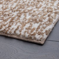 Коврик для ванной комнаты Iddis Promo B13M690i12, 60 x 90 см, микрофибра, бежевый/белый