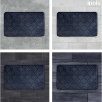 Коврик для ванной комнаты Iddis Basic B20P580i12 50 x 80 см, полиэстер с запоминающей пеной, синий