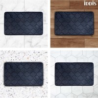 Коврик для ванной комнаты Iddis Basic B20P580i12 50 x 80 см, полиэстер с запоминающей пеной, синий