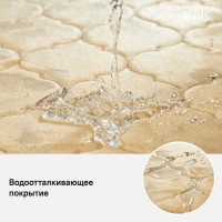 Коврик для ванной комнаты Iddis Basic B21P580i12 50 x 80 см, полиэстер с запоминающей пеной, желтый