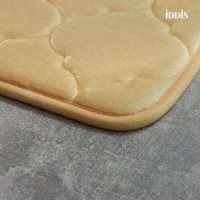 Коврик для ванной комнаты Iddis Basic B21P580i12 50 x 80 см, полиэстер с запоминающей пеной, желтый