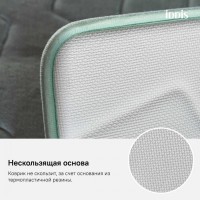 Коврик для ванной комнаты Iddis Basic B22P580i12 50 x 80 см, полиэстер с запоминающей пеной, зеленый