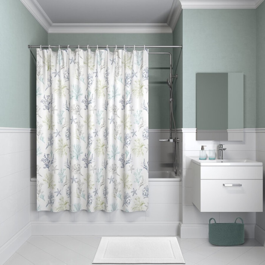 Штора для ванной комнаты Iddis Basic 200 x 240 см, B45P224i11, полиэстер, разноцветный