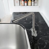 BOND B65-0477 Смеситель для кухни под фильтр с краном для питьевой воды, графитовый цвет