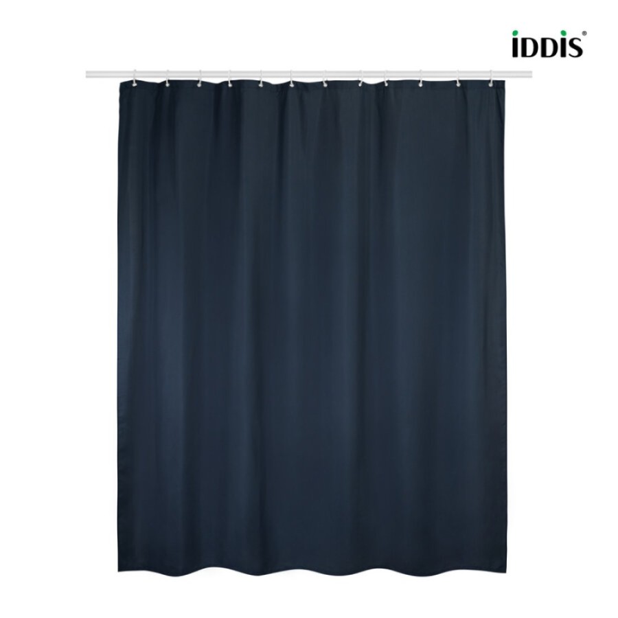 Штора для ванной комнаты Iddis Basic B69P218i11 180 x 200 см, полиэстер, синий