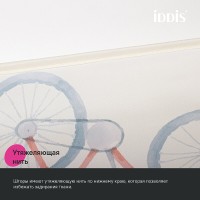Штора для ванной комнаты Iddis Base BA03P18i11, 180 x 200 см, полиэстер, цвет бежевый
