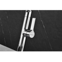 Смеситель Paulmark Barrel Ba214029-CR для кухонной мойки, с гибким изливом, хром