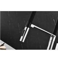 Смеситель Paulmark Barrel Ba214029-CR для кухонной мойки, с гибким изливом, хром