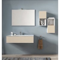 Тумба под раковину Cezares Bali BABS1201C1V.601 120 см подвесная, 1 ящик, для раковины с 1-й чашей, цвет белый матовый (bianco laccato opaco)