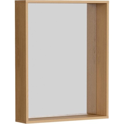 Зеркало Aqwella Basic BAS0207DZ 60 x 75 см, дуб золотой