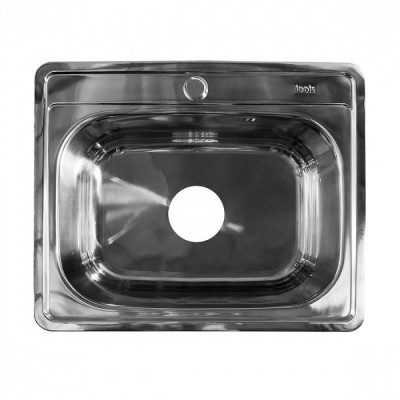 Мойка кухонная Iddis Basic BAS53P0i77, 53 x 43 см, нержавеющая сталь полированная
