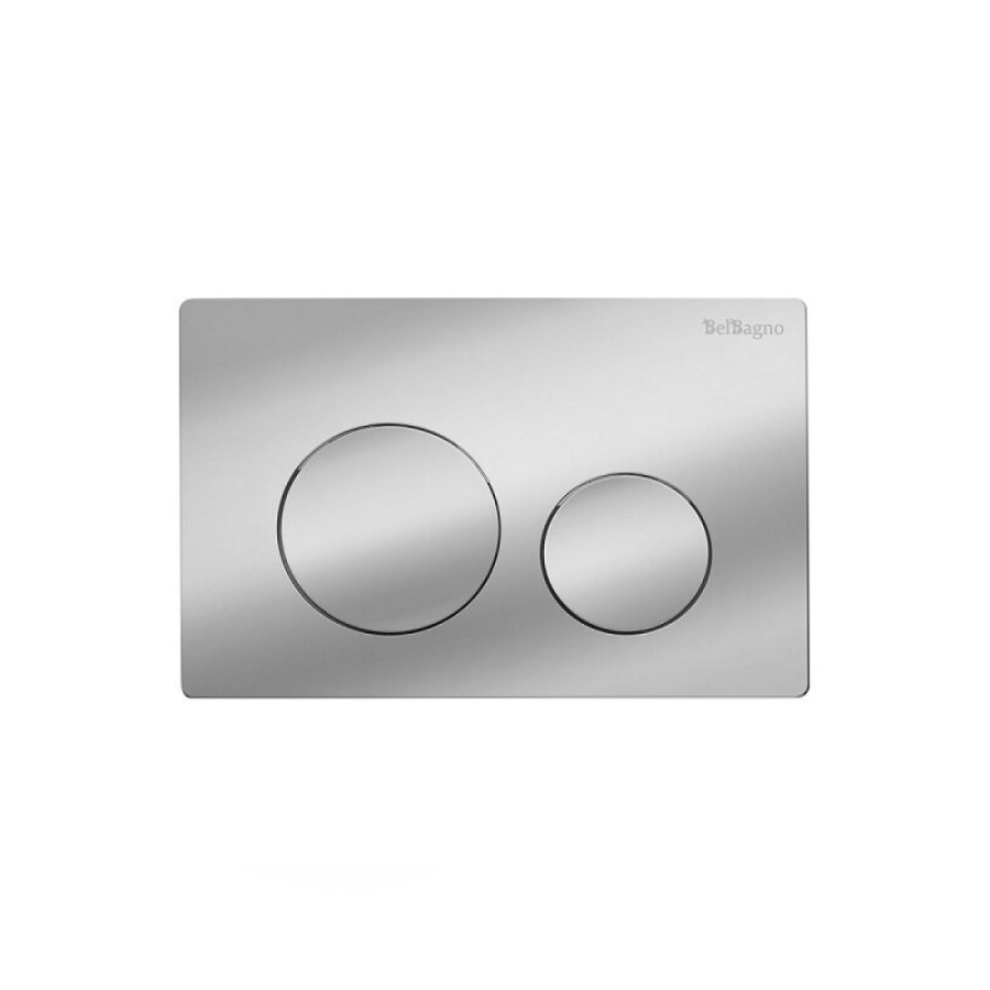 Клавиша смыва BelBagno BB-03C-CRM, механическая, цвет хром глянцевый